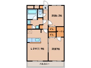 すまいるＫＡＴＯⅢの物件間取画像